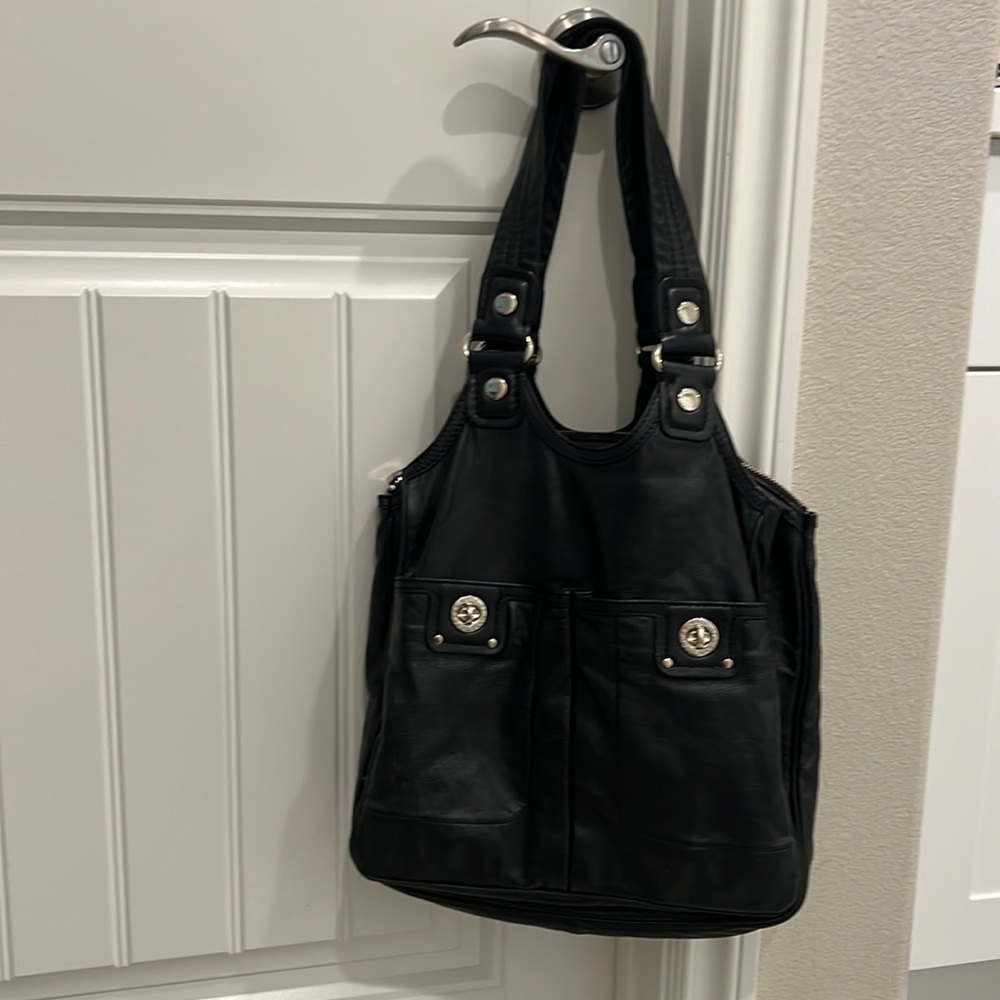 Marc Jacobs Black Leather Shoulder Bag